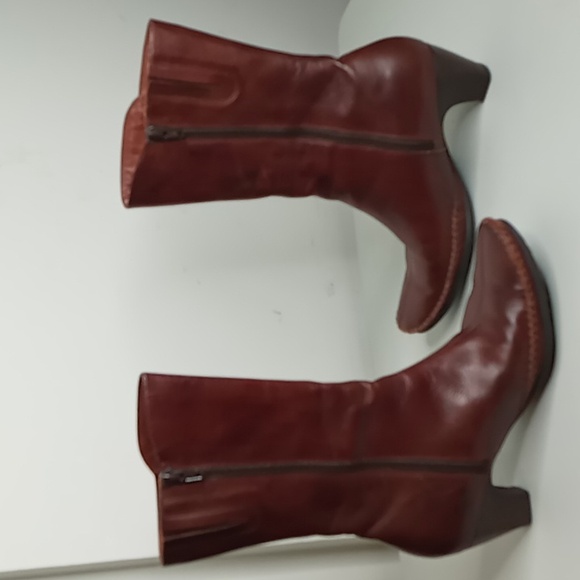 Pikolino Leather 1/2 Calf Boots w/Moccasin Toe Stitching -Spain -Brown-37/6.5 - Picture 5 of 16